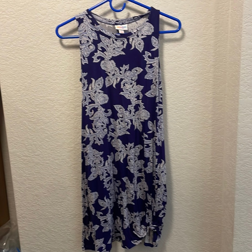 Lularoe patterned tank dress